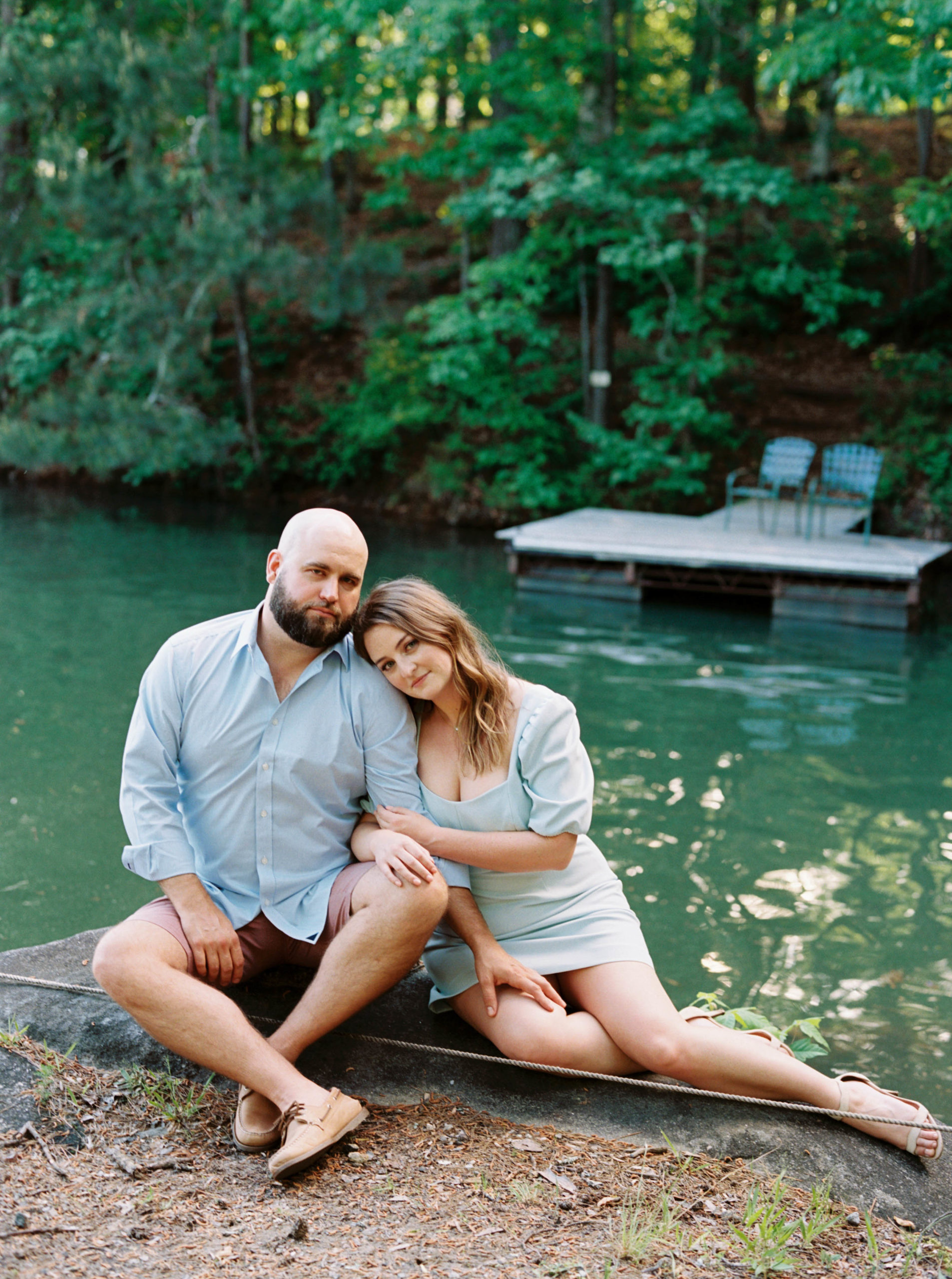 Lakeside Engagement Session